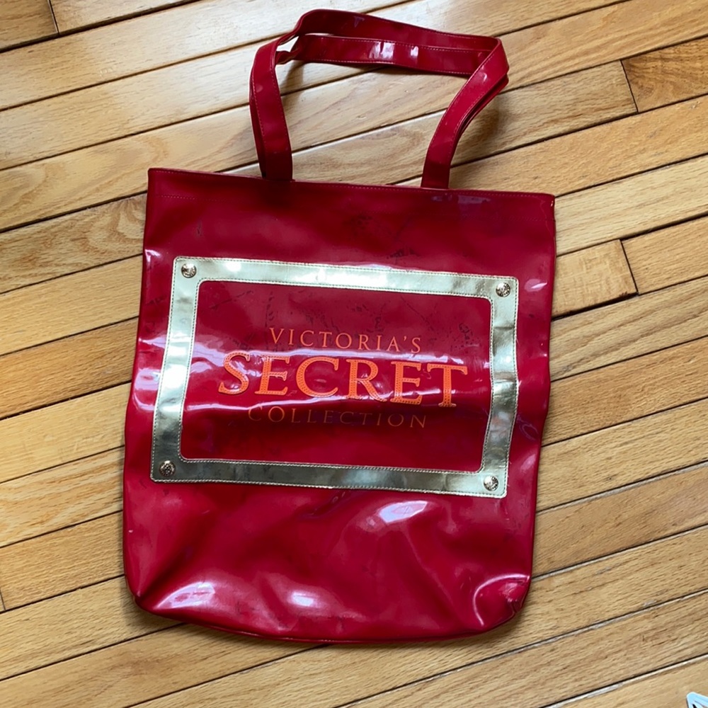 Victoria secret patent leather bag
